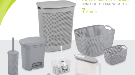 ست هفت پارچه حمام طرح بافت پلاسکو مهسین ، پلاسکو - رشت