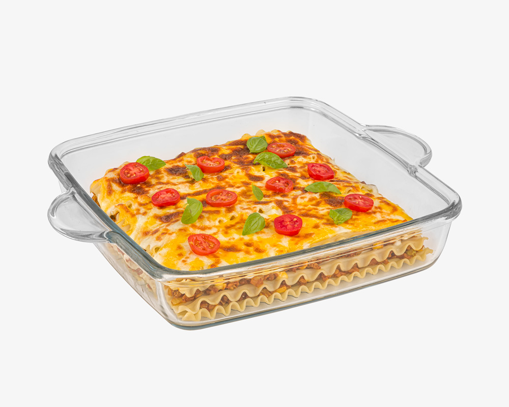 تابه چهارگوش شیشه‌ای 3 لیتر پلاسکو مهسین ، پلاسکو - رشت