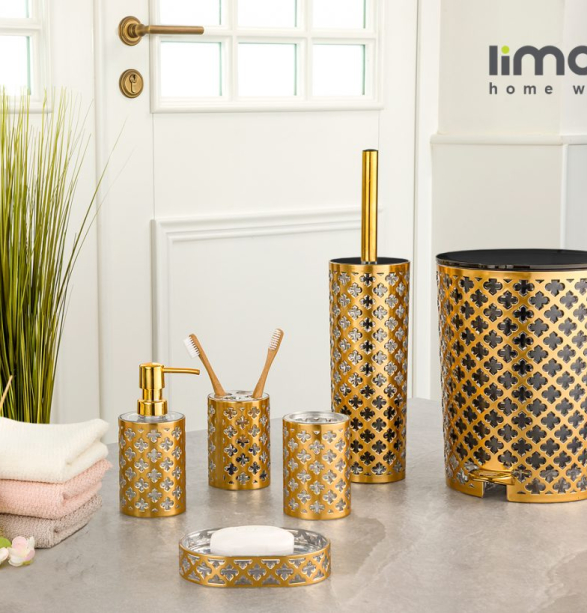 پلاسکو - رشت - ست سرویس بهداشتی طرح گل (چاپ دار) - پلاسکو مهسین